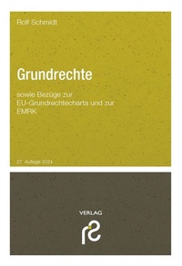 Abbildung von: Grundrechte - Rolf Schmidt Verlag