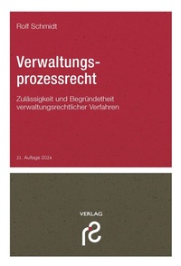 Abbildung von: Verwaltungsprozessrecht - Rolf Schmidt Verlag