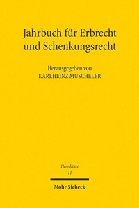 Abbildung von: Hereditare - Jahrbuch für Erbrecht und Schenkungsrecht - Band 11 - Mohr Siebeck