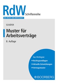 Enlarge image Cover: Muster für Arbeitsverträge - Boorberg