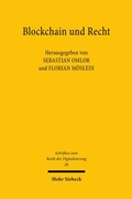 Abbildung von: Blockchain und Recht - Mohr Siebeck