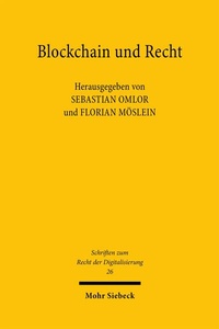 Abbildung von: Blockchain und Recht - Mohr Siebeck
