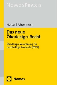Abbildung von: Das neue Ökodesign-Recht - Nomos