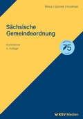 Cover: S&auml;chsische Gemeindeordnung - KSV Medien