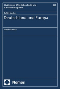 Abbildung von: Deutschland und Europa - Nomos
