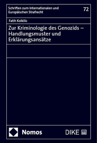 Abbildung von: Zur Kriminologie des Genozids - Handlungsmuster und Erklärungsansätze - Nomos