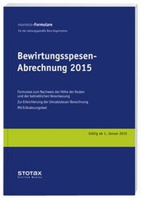 Abbildung von: Bewirtungsspesen - Abrechnungen 2015, Formularblock - Stollfuß