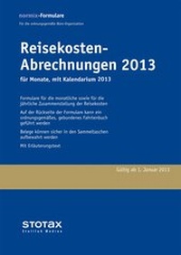 Abbildung von: Reisekosten - Abrechnungen 2013 - Stollfuß