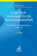 Cover: Legal Tech-Strategien f&uuml;r die Rechtsanwaltschaft - C.H.BECK