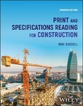 Cover: Print and Specifications Reading for Construction - Wiley