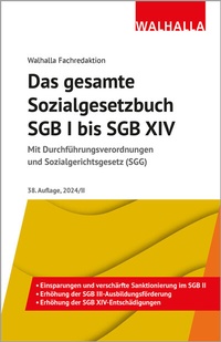 Abbildung von: Das gesamte Sozialgesetzbuch SGB I bis SGB XIV - Walhalla