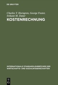 Cover: Kostenrechnung - De Gruyter Oldenbourg