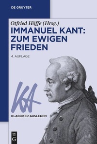 Bild: Immanuel Kant: Zum ewigen Frieden - De Gruyter
