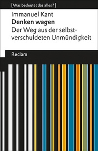 Bild: Denken wagen. - Reclam