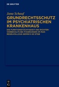 Abbildung von: Grundrechtsschutz im psychiatrischen Krankenhaus - De Gruyter