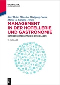 Cover: Management in der Hotellerie und Gastronomie - De Gruyter Oldenbourg