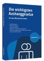 Bild: Die wichtigsten Aushanggesetze für den öffentlichen Dienst - Haufe-Lexware