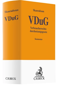 Abbildung von: Verbraucherrechtedurchsetzungsgesetz (VDuG) - C.H.BECK