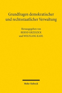Abbildung von: Grundfragen demokratischer und rechtsstaatlicher Verwaltung - Mohr Siebeck