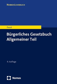 Abbildung von: Bürgerliches Gesetzbuch Allgemeiner Teil - Nomos