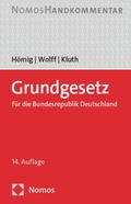 Cover: Grundgesetz f&uuml;r die Bundesrepublik Deutschland - Nomos