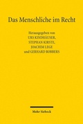 Abbildung von: Das Menschliche im Recht - Mohr Siebeck