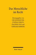 Cover: Das Menschliche im Recht - Mohr Siebeck