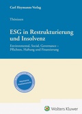 Abbildung von: ESG in Restrukturierung und Insolvenz - Carl Heymanns Verlag