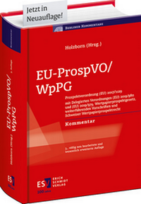 Enlarge image Cover: EU-ProspVO/WpPG - Erich Schmidt Verlag
