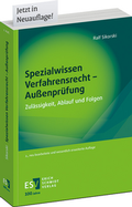 Cover: Spezialwissen Verfahrensrecht - Au&szlig;enpr&uuml;fung - Erich Schmidt Verlag