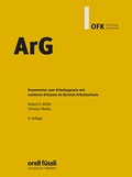 Cover: ArG Kommentar - Orell F&uuml;ssli Verlag