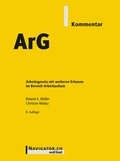 Cover: ArG Kommentar - Orell F&uuml;ssli