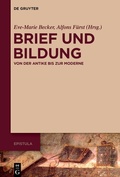 Cover: Brief und Bildung - De Gruyter