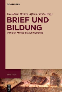 Enlarge image Cover: Brief und Bildung - De Gruyter