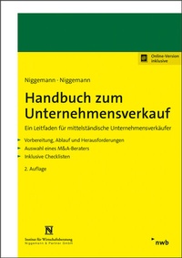Abbildung von: Handbuch zum Unternehmensverkauf - NWB