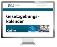 Abbildung von: Gesetzgebungskalender Online - Bundesanzeiger