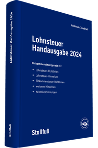 Abbildung von: Lohnsteuer Handausgabe 2024 - Stollfuß