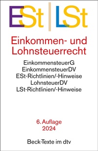Abbildung von: Einkommen- / Lohnsteuerrecht: ESt / LSt - dtv