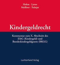 Abbildung von: Kindergeldrecht - Luchterhand