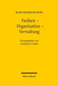 Cover: Freiheit - Organisation - Verwaltung - Mohr Siebeck