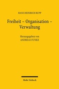 Abbildung von: Freiheit - Organisation - Verwaltung - Mohr Siebeck