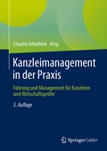 Cover: Kanzleimanagement in der Praxis - Springer Gabler