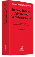 Abbildung von: Internationales Privat- und Verfahrensrecht - C.H.BECK