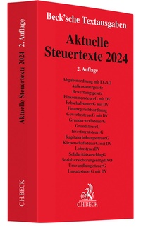 Abbildung von: Aktuelle Steuertexte 2024 - C.H.BECK