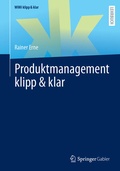 Cover: Produktmanagement klipp & klar - Springer Gabler