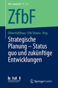 Cover: Strategische Planung - Status quo und zuk&uuml;nftige Entwicklungen - Springer Gabler