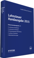 Cover: Lohnsteuer Handausgabe 2015 - Stollfu&szlig;
