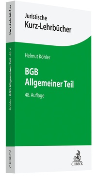 Abbildung von: BGB Allgemeiner Teil - C.H.BECK