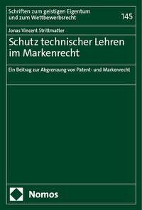 Abbildung von: Schutz technischer Lehren im Markenrecht - Nomos