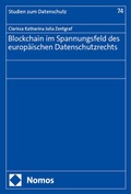 Cover: Blockchain im Spannungsfeld des europ&auml;ischen Datenschutzrechts - Nomos